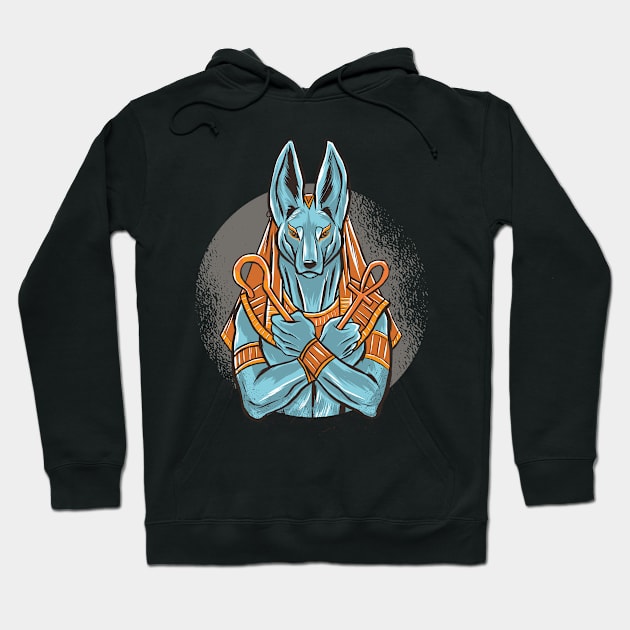 Egypt Egyptian God, Anubis The God of Embalming And The Dead Hoodie by hugandmug